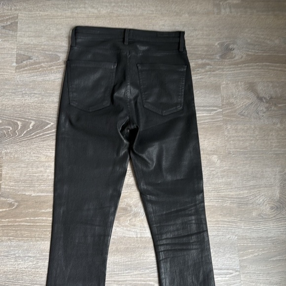 Citizens of Humanity Rocket High Rise Coated Skinny in Black - Picture 12 of 13